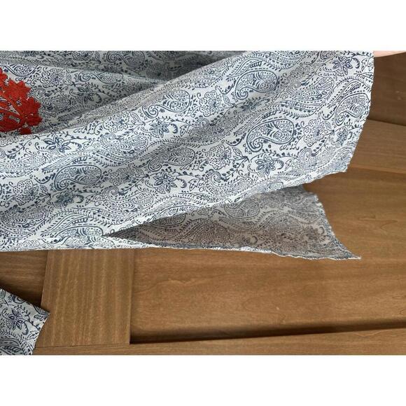 Roberta Roller Rabbit Embroidered 3/4 Sleeve Tunic Blue/Orange Women’s size XS - Picture 5 of 11